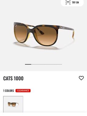 Ray-Ban Cats 1000 Tortoise Brown Sunglasses